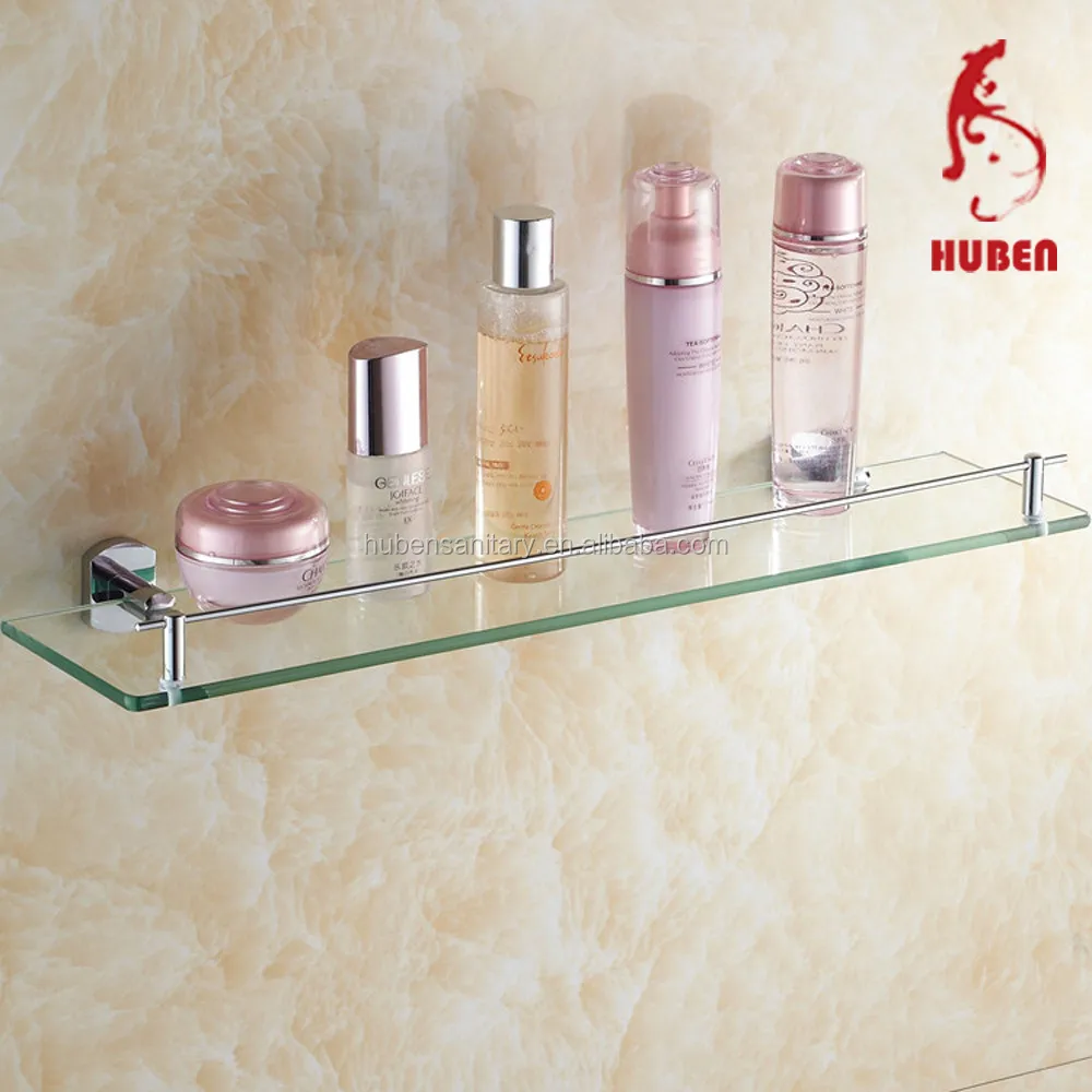 
Китайские фитинги для ванной комнаты, латунная одноуровневая стеклянная угловая полка для ванной комнаты  (60217750527)