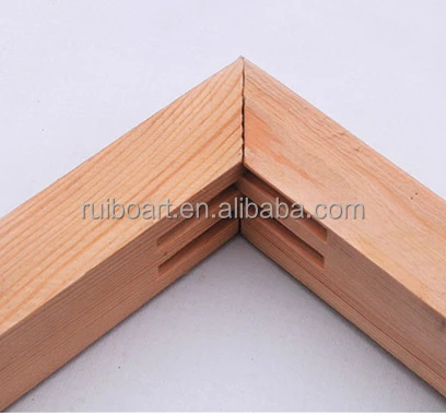 good quality low price unfinished wood frame for stretched canvas wood stretcher bar
