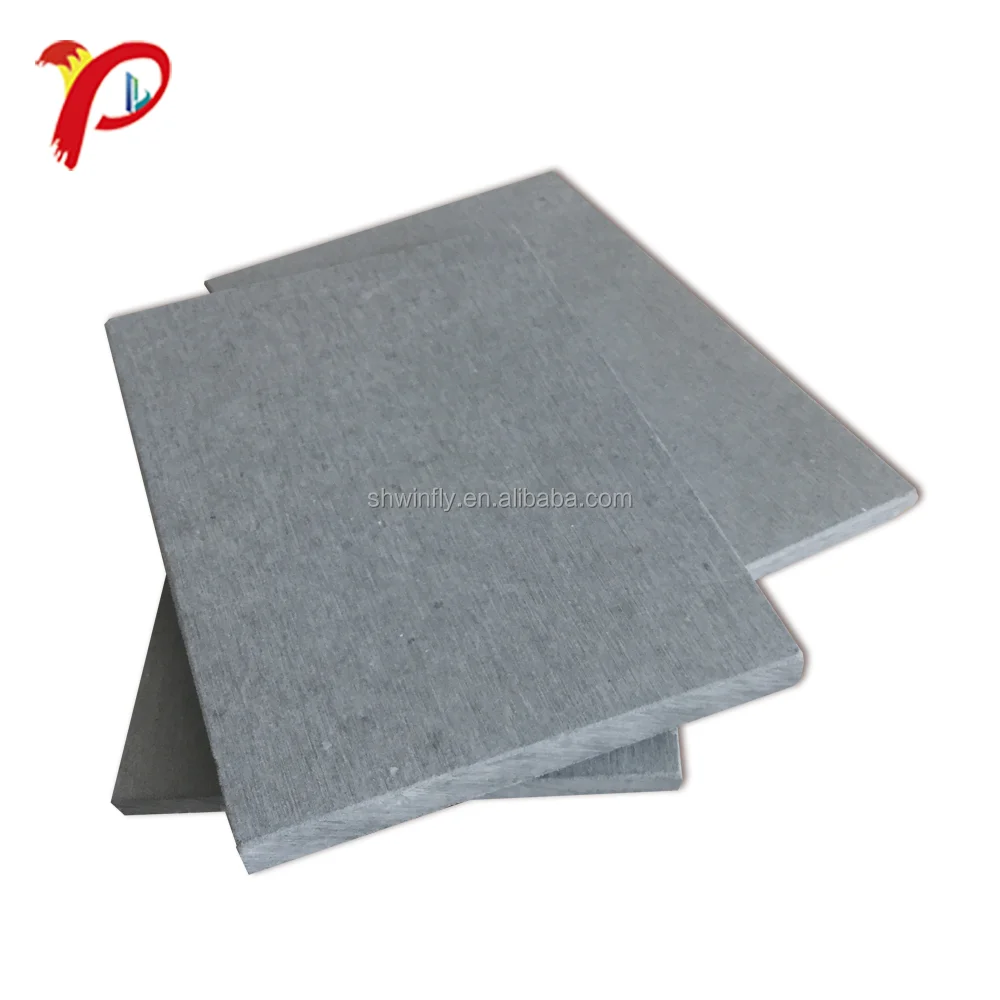 High Quality Light Fireproof Exterior 100% Non-Asbestos Cement Fiber Board