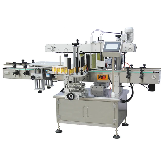 Shanghai factory whosale automatic flat wine bottle labeling machine price
