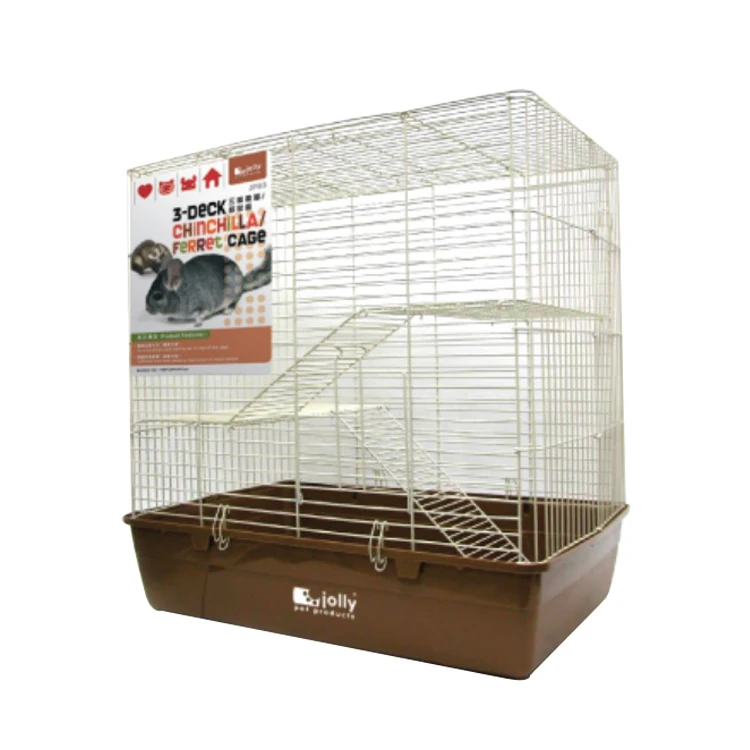
Made In China High Quality Bright And Clean Three Layer Coffee Chinchilla Cages For Sale 