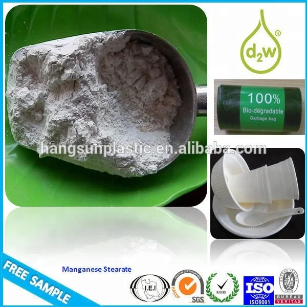  Биоразлагаемые пластмассовые добавки из полиактидной смолы Стеарата марганца