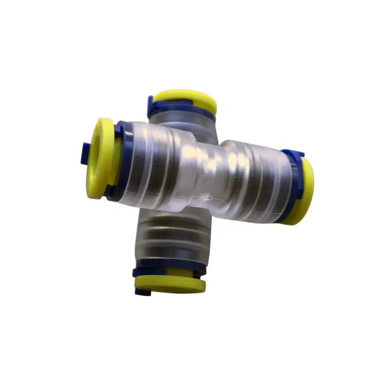 Straight Water Union Tube air hose tube quick connect micro duct coupling fitting transparent union connectors