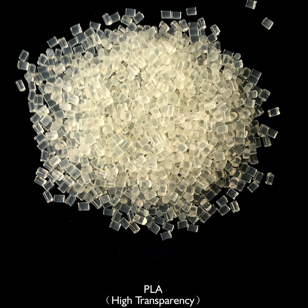 Biodegradable compostable pla plastic granules for injection moulding