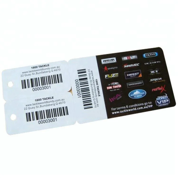 Wholesale printing membership PVC combo card