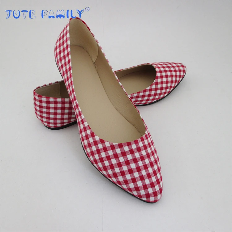 Red Shoes Women lady Textile Women shoes Flats Casual Wholesale