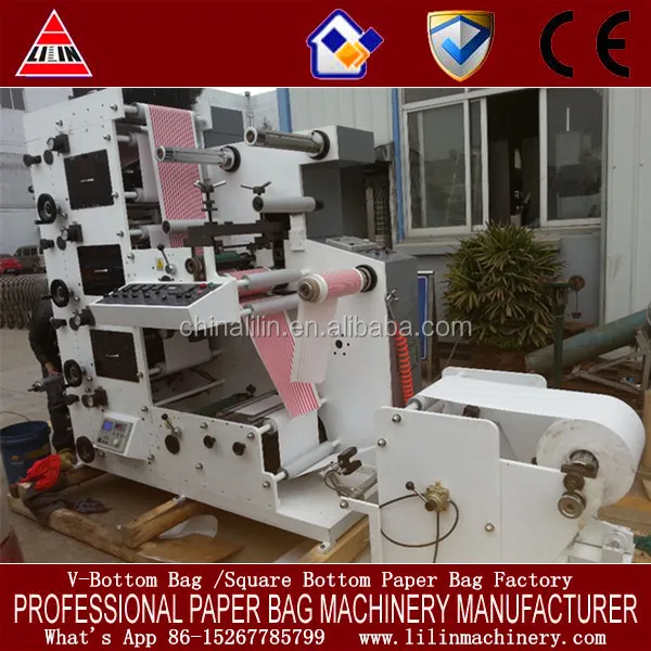 RY320-6D Полный автоматический Флексографской принтер Для бумаги принтера рулоны с ce