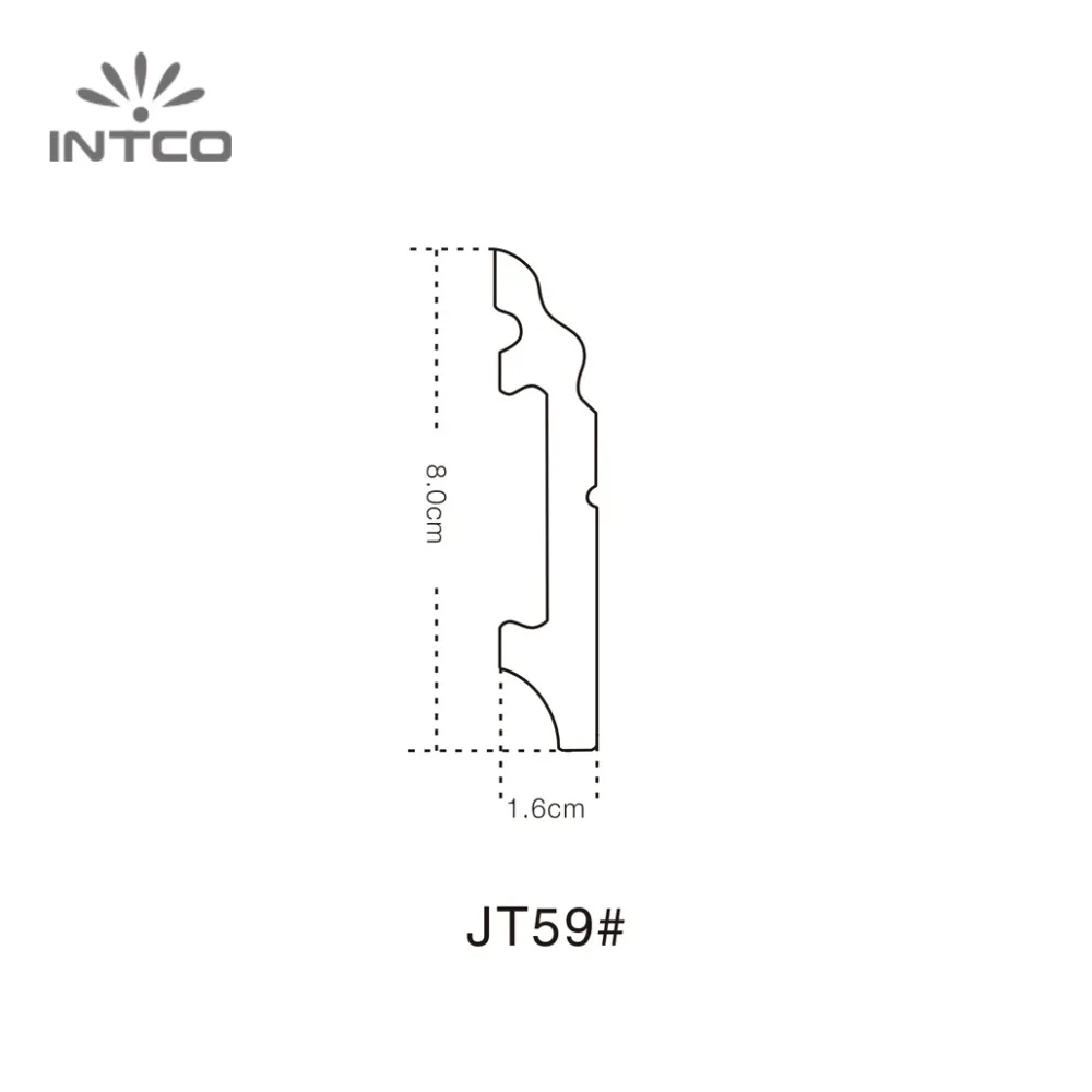 INTCO Waterproof Decorative Flooring Cornice Skirting Base Board