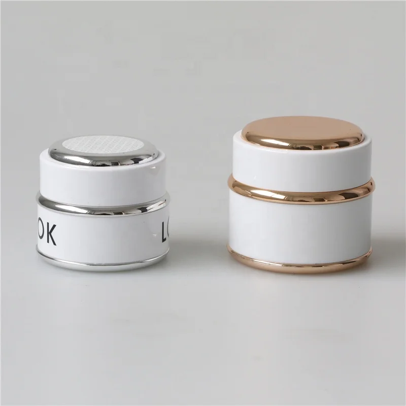 low moq cosmetics packaging 50 g plastic pot eye cream jar