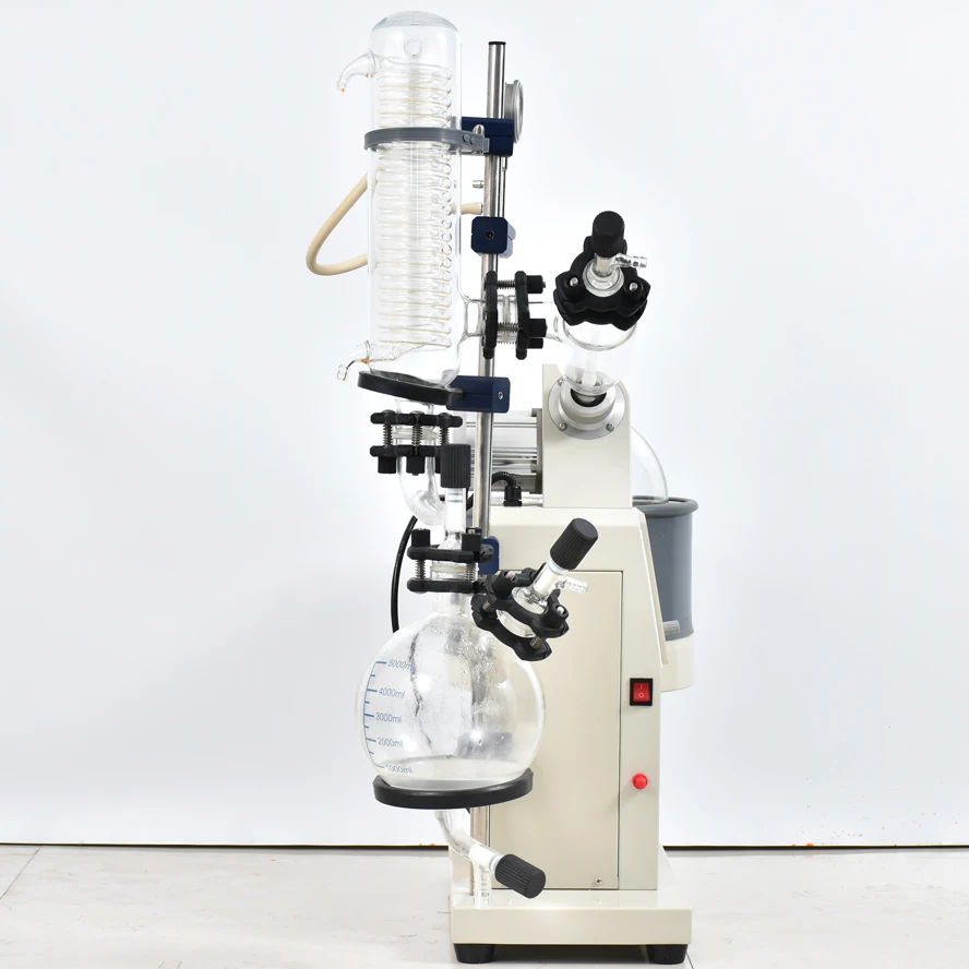 2 Liter 5 Liter Rotovap RE-201 Distillation Rotary Evaporator 110V Rotovap 5000ml 5l Rotary Vacuum Evaporator with Water Bath