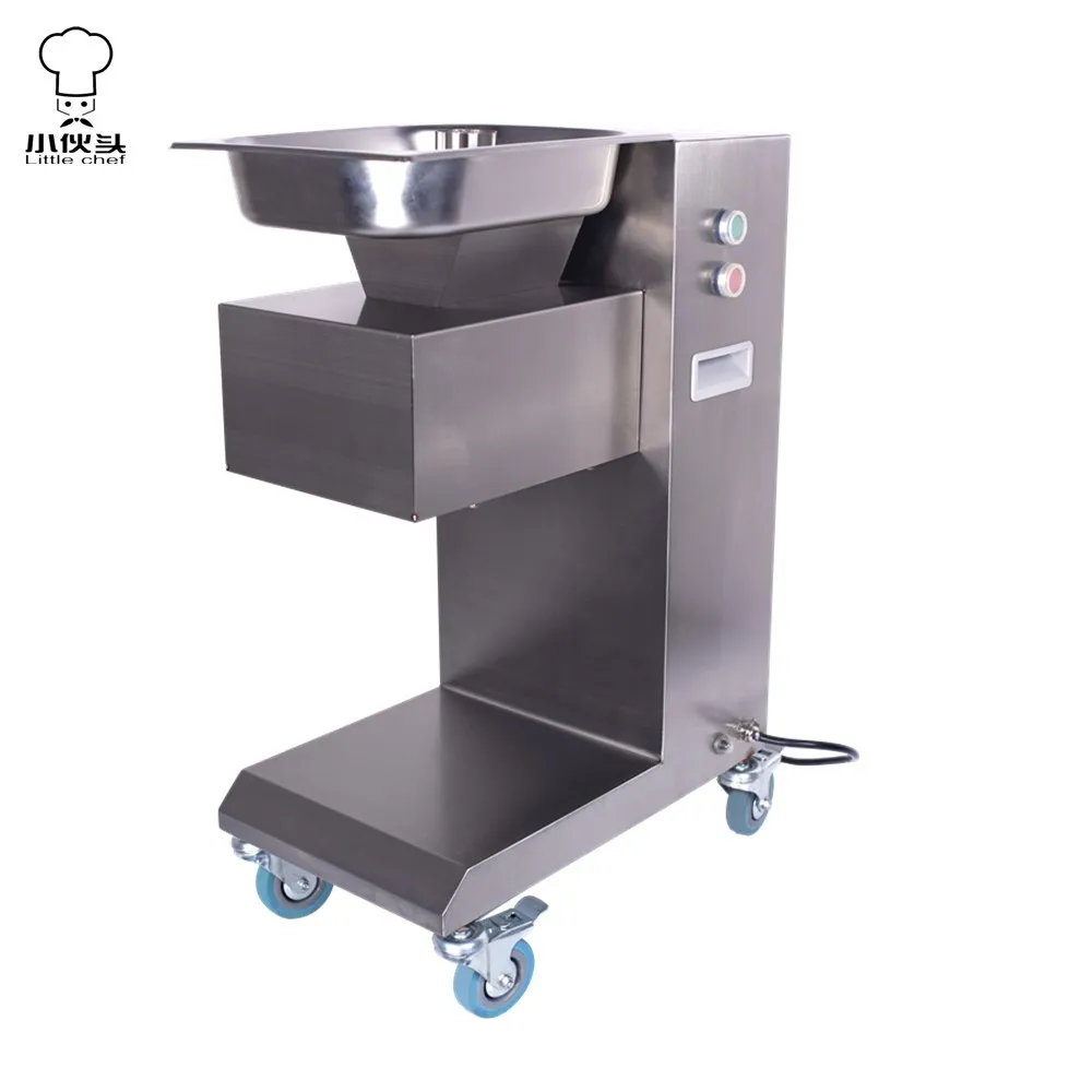 Restaurant use 2018 meat cutting machine Stainless steel Fresh Meat Slicer meat cube cutter