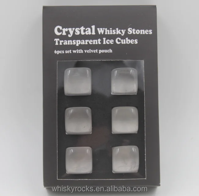 
Nnique style crystal whisky stones Reusable Ice Cubes 