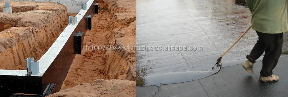 Highly Elastic Bitumen SBS Modified Liquid Membrane Waterproofing Material for Water Isolation