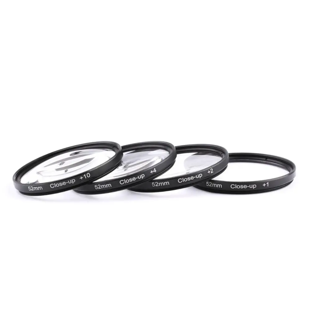 Фильтр крупного плана 52 мм + 1 + 2 + 4 + 10 для объектива камеры