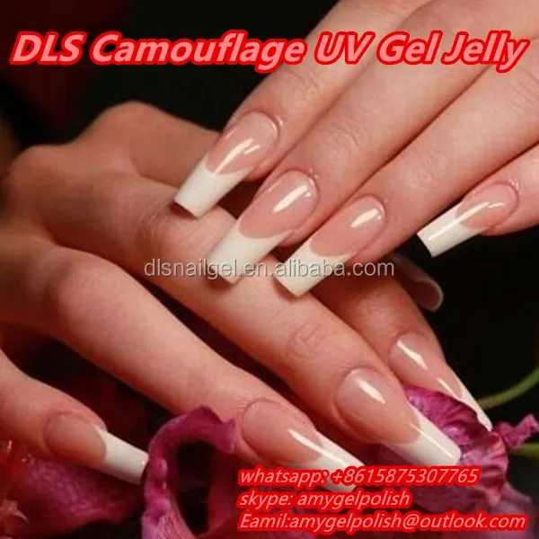 high quality DLS uv gel jelly cleaning gel Camouflage nails polish colour uv gel set
