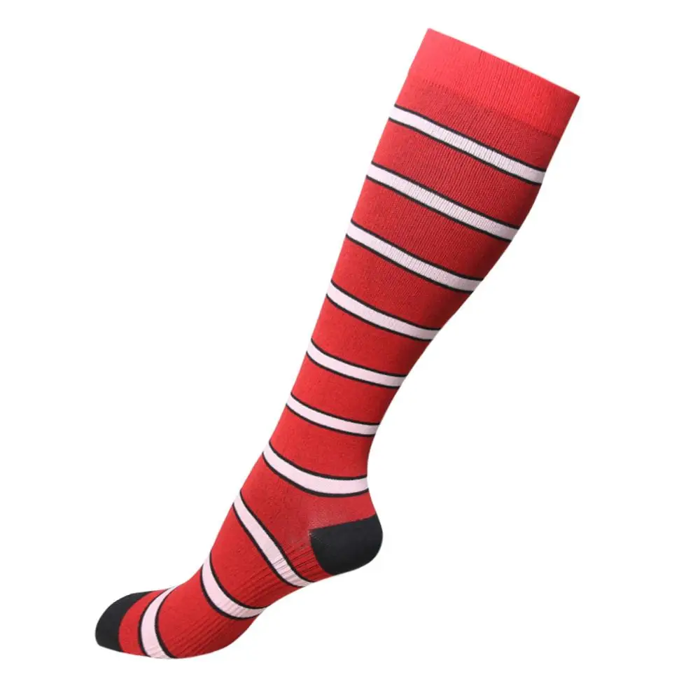 Популярные спортивные гольфы на заказ, компрессионные велосипедные носки для бега, Компрессионные носки