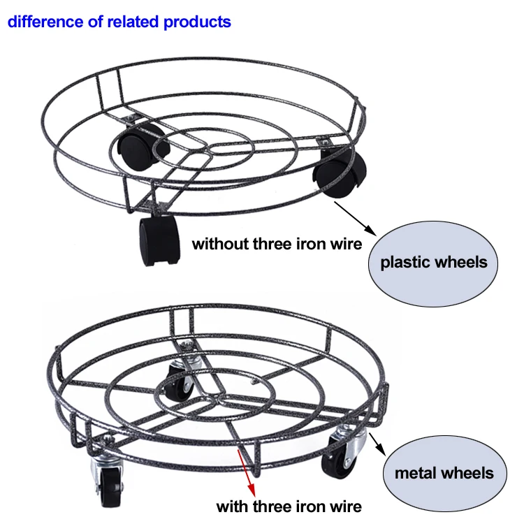 decoration removable metal flower plant pot rack stand holder
