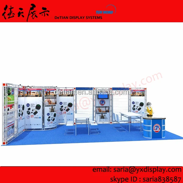 
10x20 booth 3d exhibition design aluminium exhibition booth streached cloth wall exhibition booth system custom 