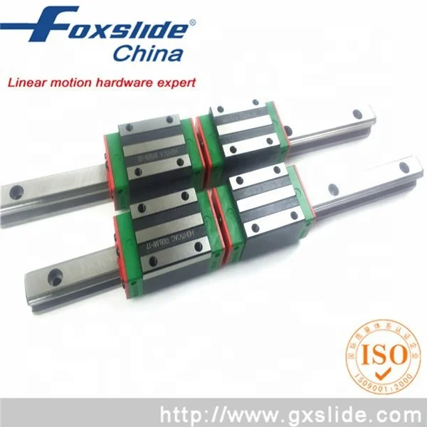 
HIWIN Low Noise HGH Linear Guide Rail Bearing and Slide Linear Block Bearings HGH15CA Linear Motion Guide Rail 
