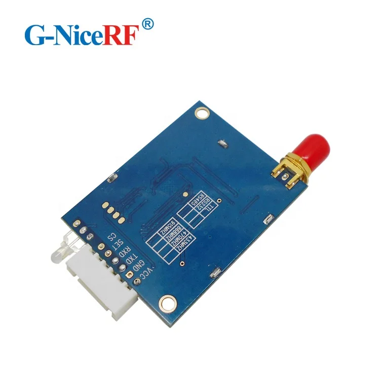 G-NiceRF Lora6100 AES-1W (+30dBm)433/470 868/915 encrypted LORA 8km TTL Transceiver Data Transmission Module sx1278/sx1276