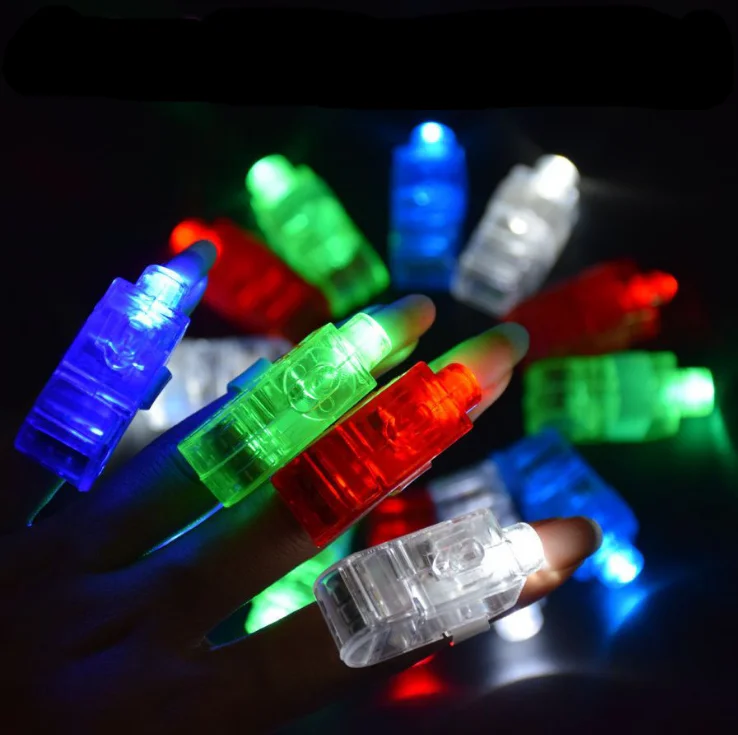 
LED Design Finger Rings Glow Flashing Cute Light Up Toys For Birthday Party Supplies Club Rave 