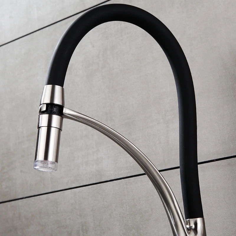 Temperature Control Led Faucet/ Kitchen Modern Water shower Faucets/ sink Faucets with led lights
