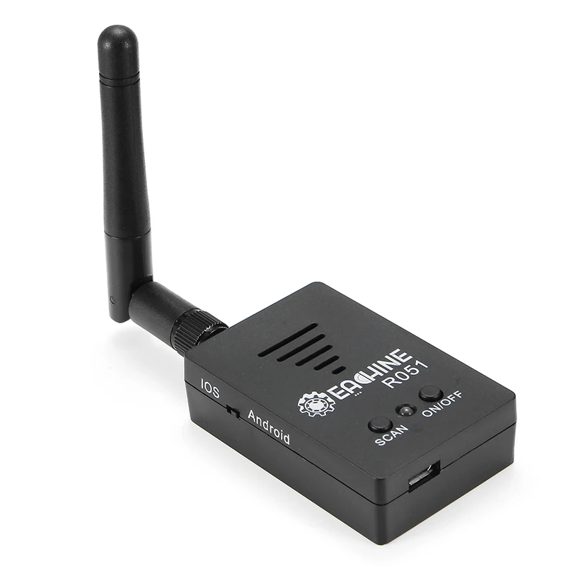 Eachine R051 150CH 5 8G FPV AV Приемник со встроенной батареей для iPhone Android IOS смартфона мобильного планшета