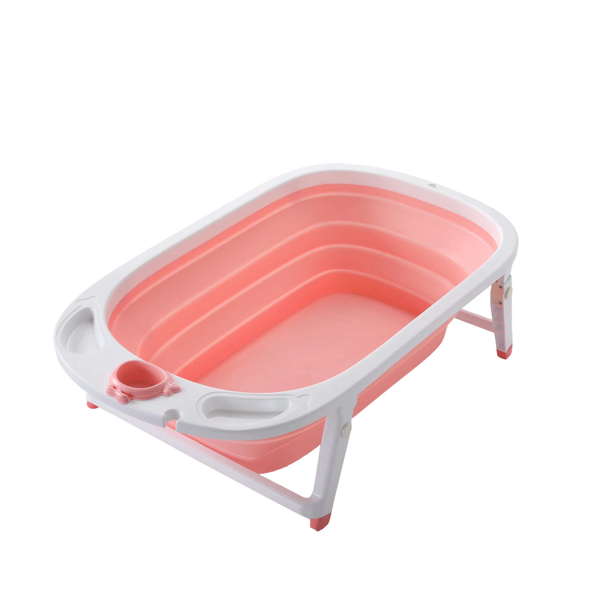 
New products plastic New style foldable baby bathtub/good folding baby bath tub with portable fold bathtub 