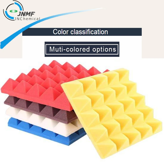 High quality sound reducing noise insulation foam for recording studio and manufacturing facilities