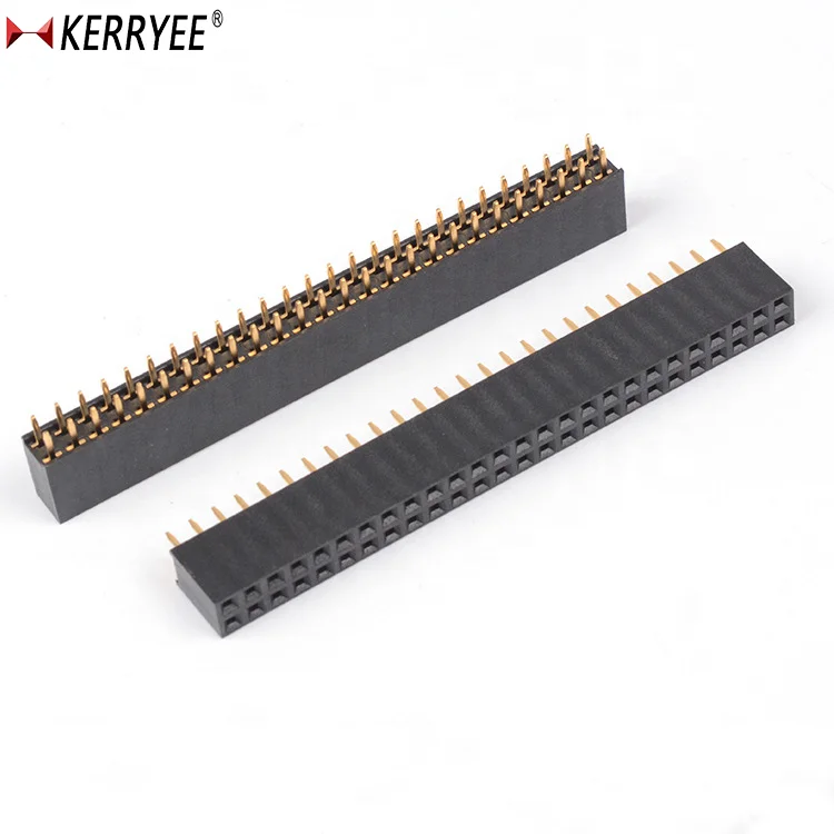 Long pin 2.0mm female pin header PCB V/T connector