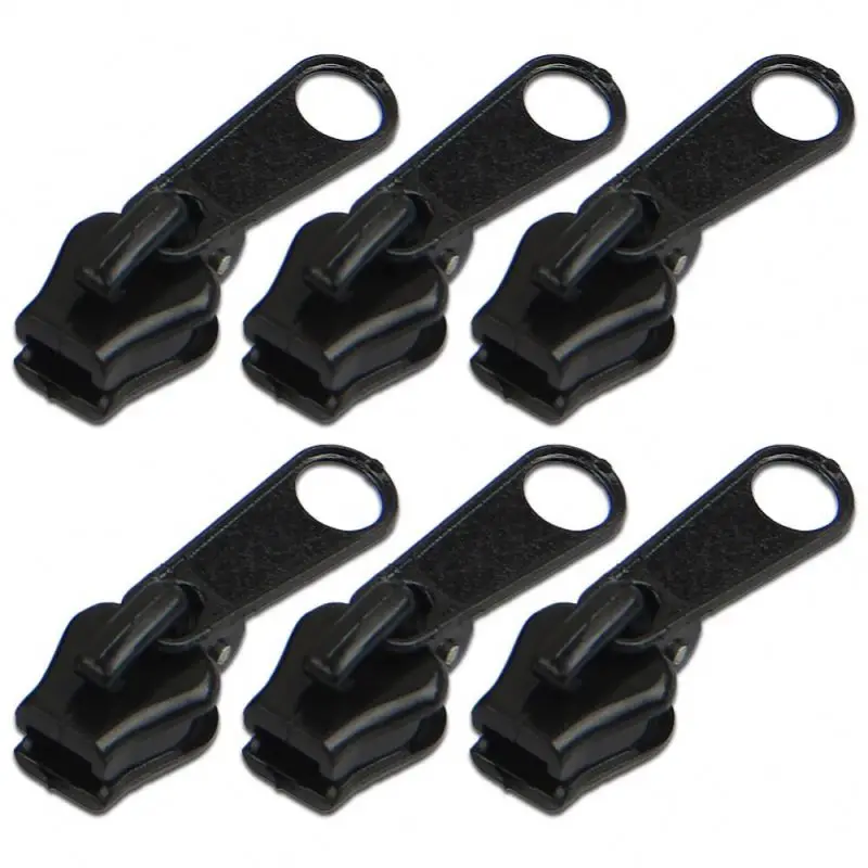 
6 PCS/set Plastic Universal Fix A Zipper Repair Kit Replacing Zip Slider Teeth 