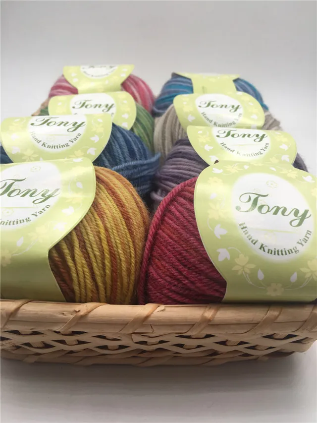 
Wool Blended Acrylic Polyester Fancy Yarn 