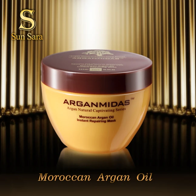 Профессиональный салон использовать Orgainc аргановое масло коллаген поврежденные маски для волос