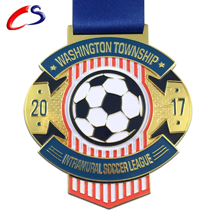Wholesale gold plated metal cheap custom medals no minimum order