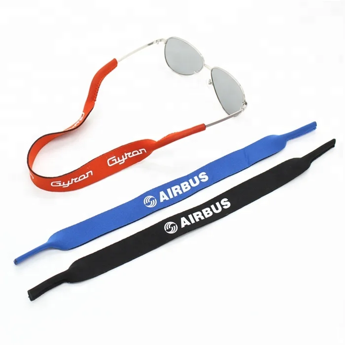 Durable neoprene sunglasses strap, eyeglass safety strap neck holder no minimum