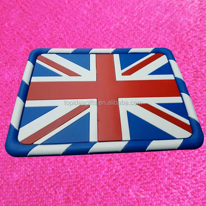 Factory New design car accessories dashboard pvc phone holder anti slip mat with color raised logo Customized
