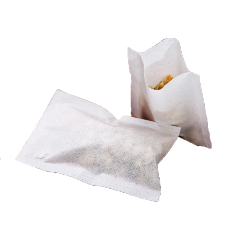 Natural Wood pulp paper  Biodegradable Tea bags Heat Seal filter Empty Bags for tea