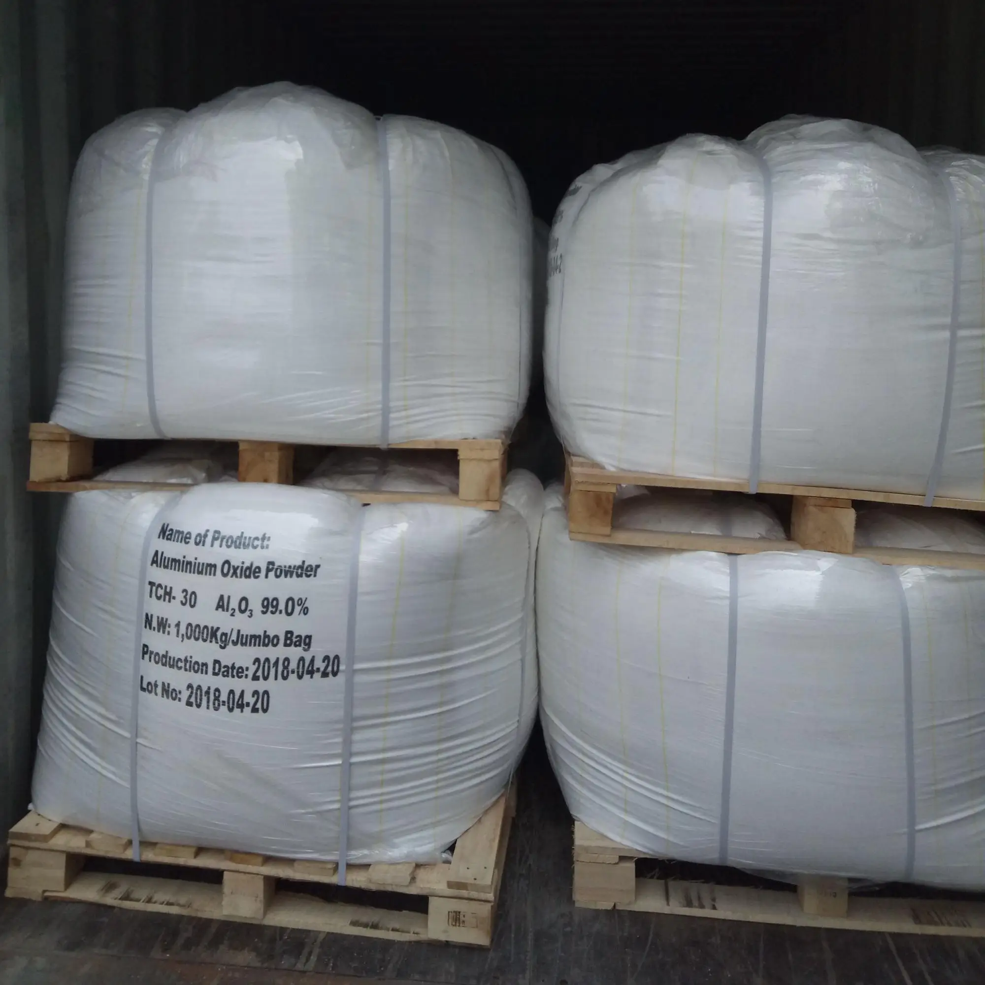 TCH-30/99.5% кальцинированный глиноземный порошок высокой чистоты для керамики и огнеупорного материала