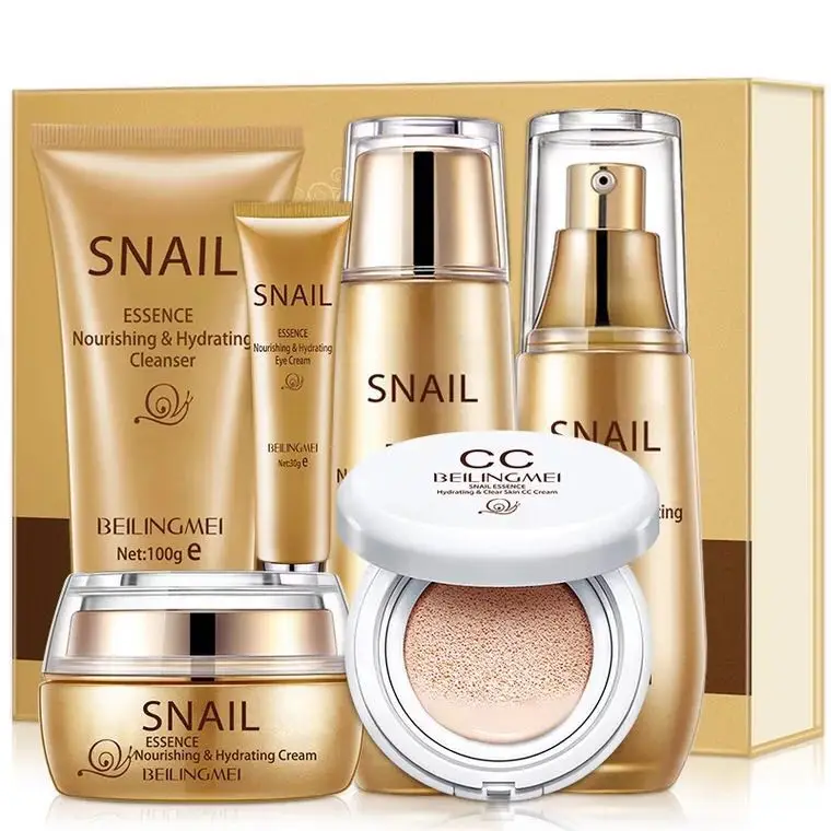 
Bioaqua Private Label Snail Creams Whitening Moist Anti Wrinkle Sets Face Care 