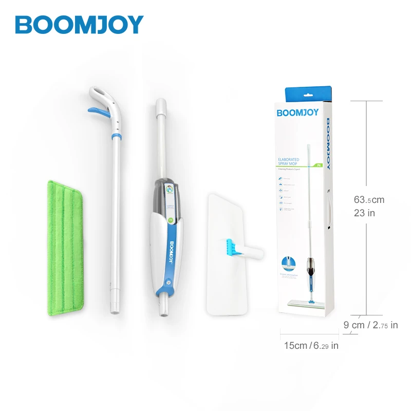 Boomjoy Hotsale Magic Easy Twist Floor Cleaning Spray 360 Mops Cleaning