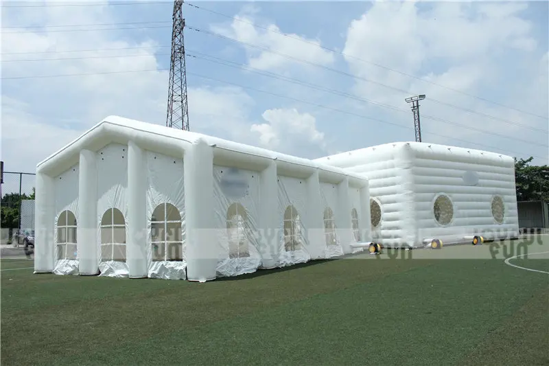 New top grade commercial inflatable tent durable inflatable white sewing tent for sale