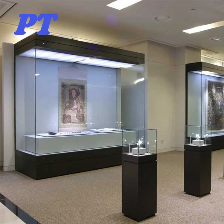 Wholesale Museum Wall Mounted Glass Display Case