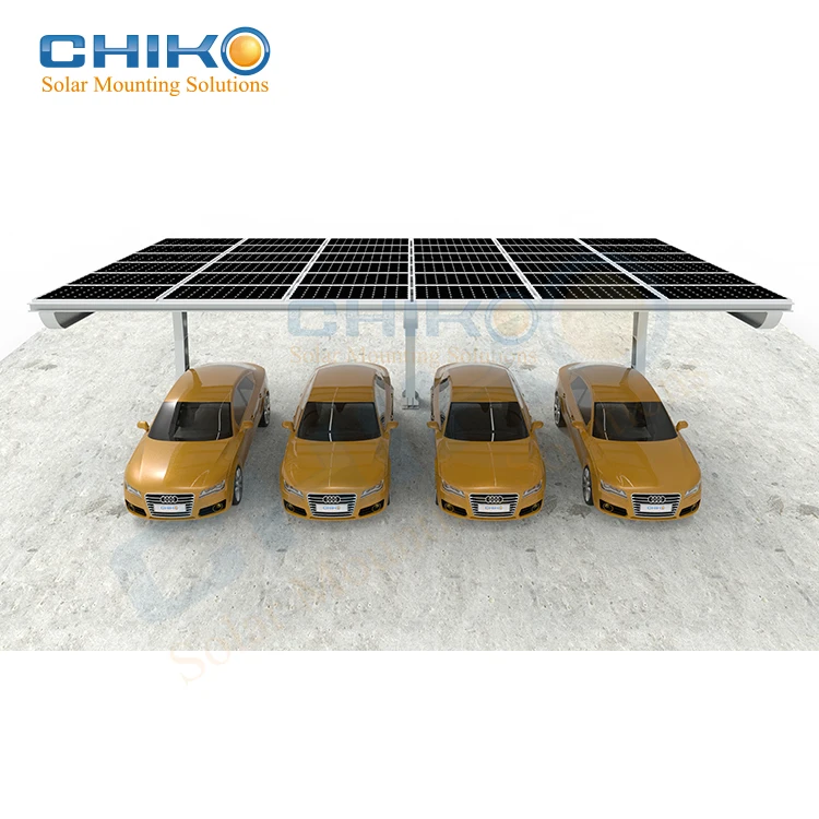 High quality solar panel carport and solar parking structure for solar power mounting system