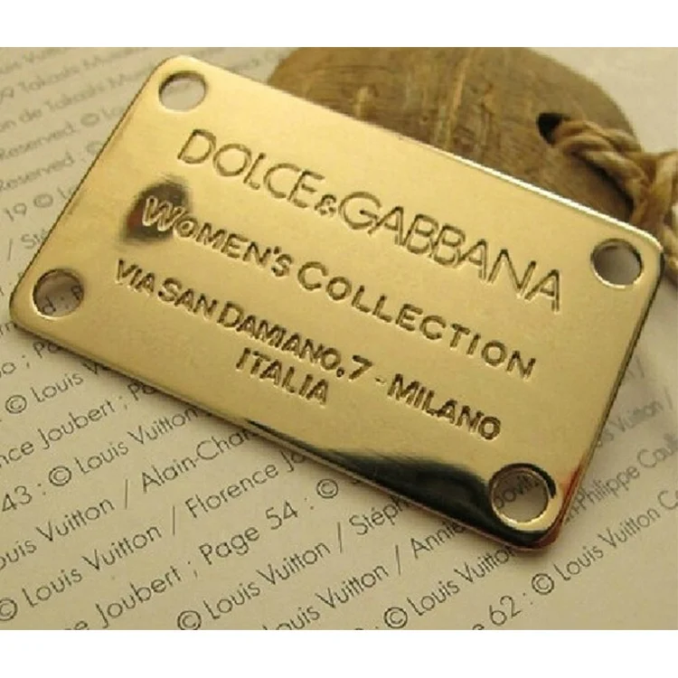 Production Processes Means Machine Aluminum Logo Name Plate Metal Label