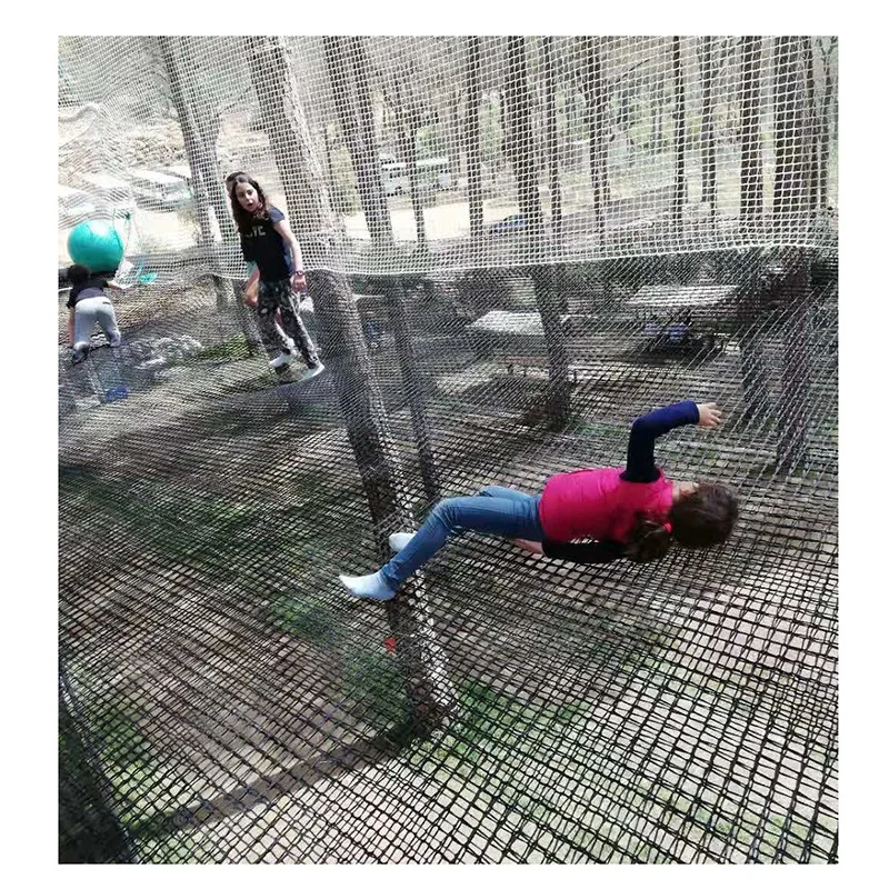 CE standard high strength durable UV stabilised polyester knotless safety net for children