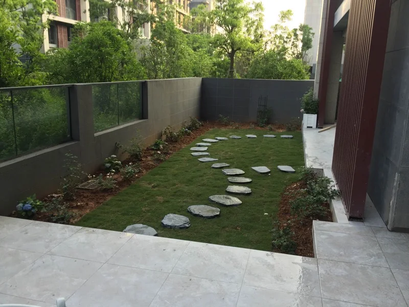 Factory Sales Slate Stone Thick Natural Surface 30cm Outdoor Landscaping Black Slate Stepping Stone