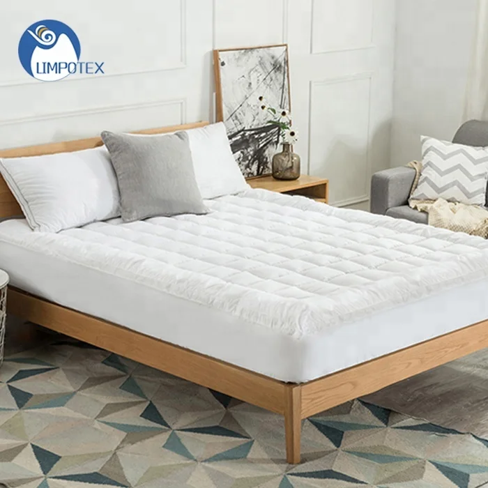 
Mattress Pad Protector Full 100% Waterproof Mattress Pad Cover Breathable Hypoallergenic Vinyl Free Fitted 