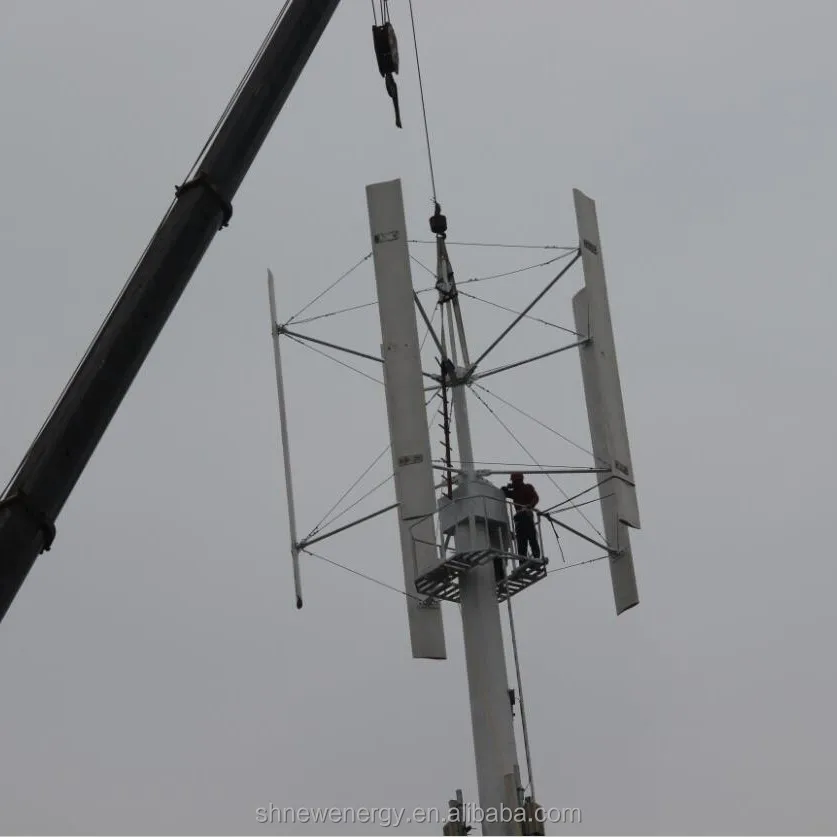 
Hot sale china roof top 100w vertical axis wind turbine price 