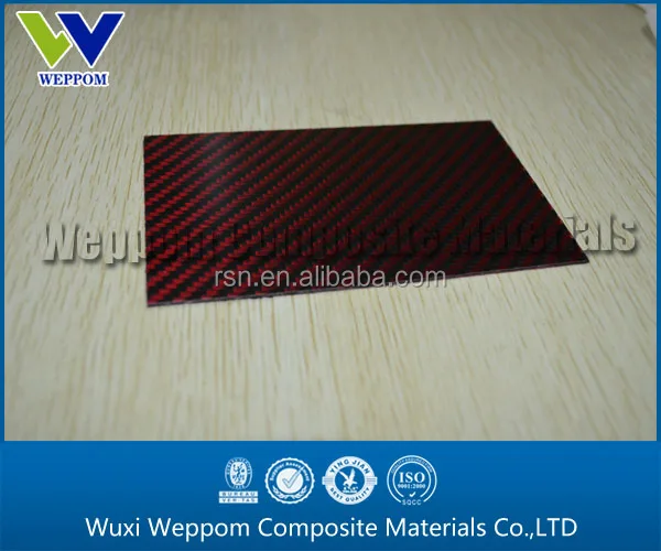 
3K Hybrid Twill Woven Kevlar Aramid Carbon Fiber sheet 5mm 
