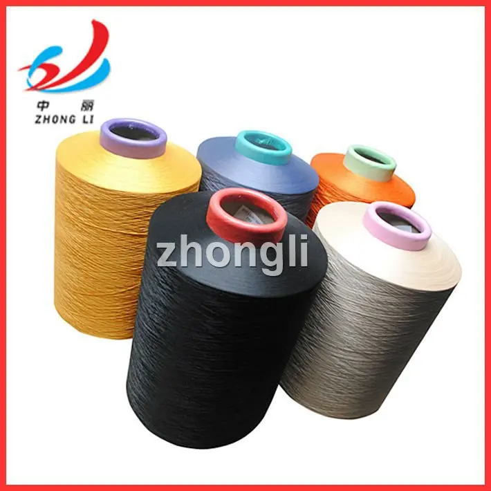Hot  DTY polyester filament yarn 150D--600D  sd  zhongli C grade